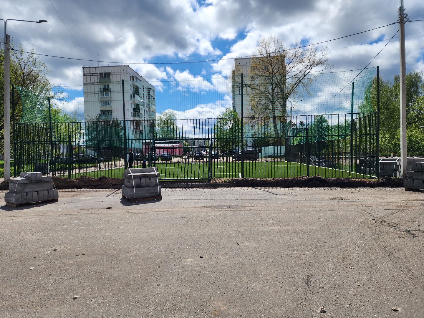 благоустройство двора, шатура, шатурский округ,