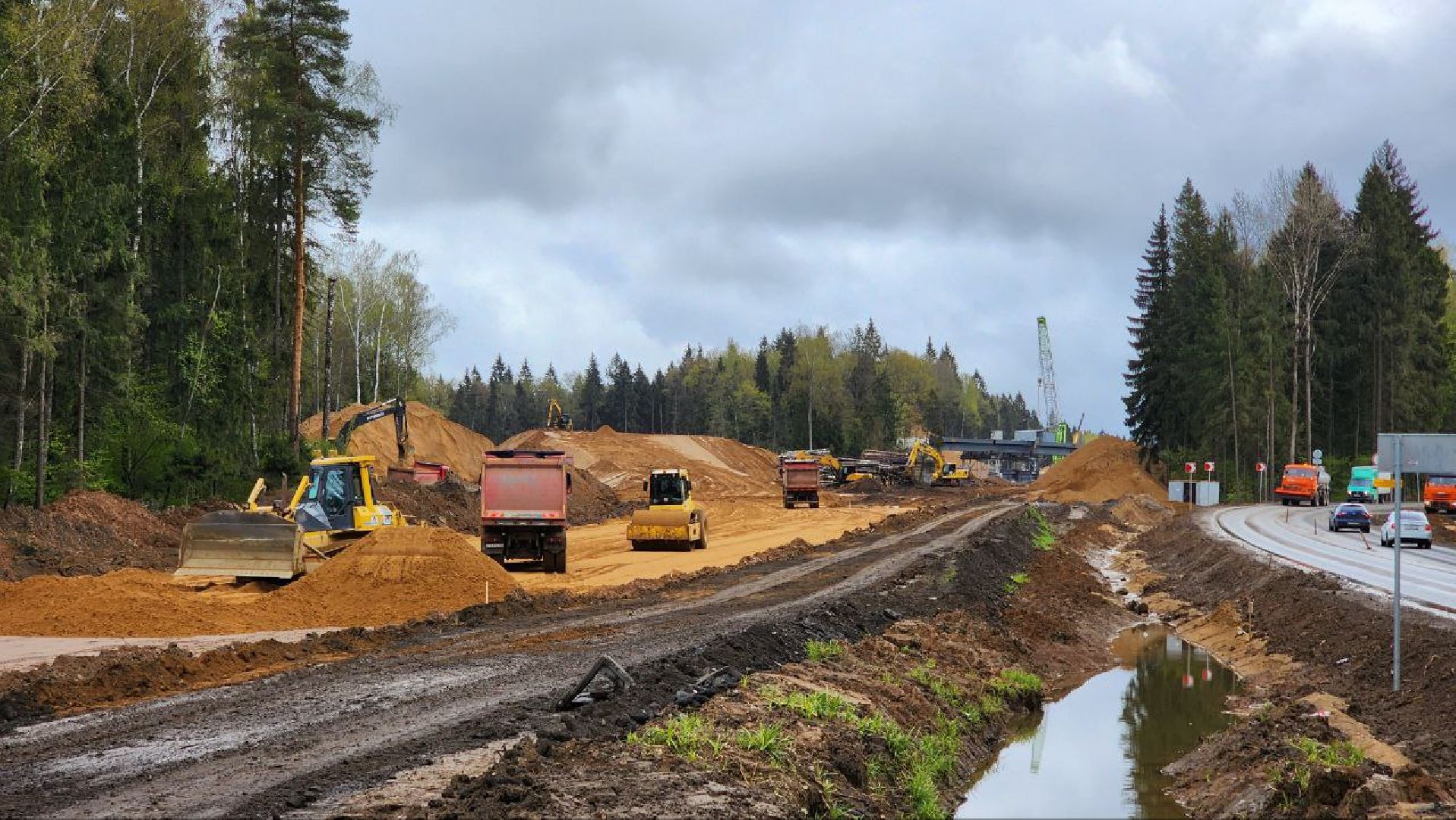 Дмитров, ЦКАД, Автобан, Транспортная развязка,Минтранс,