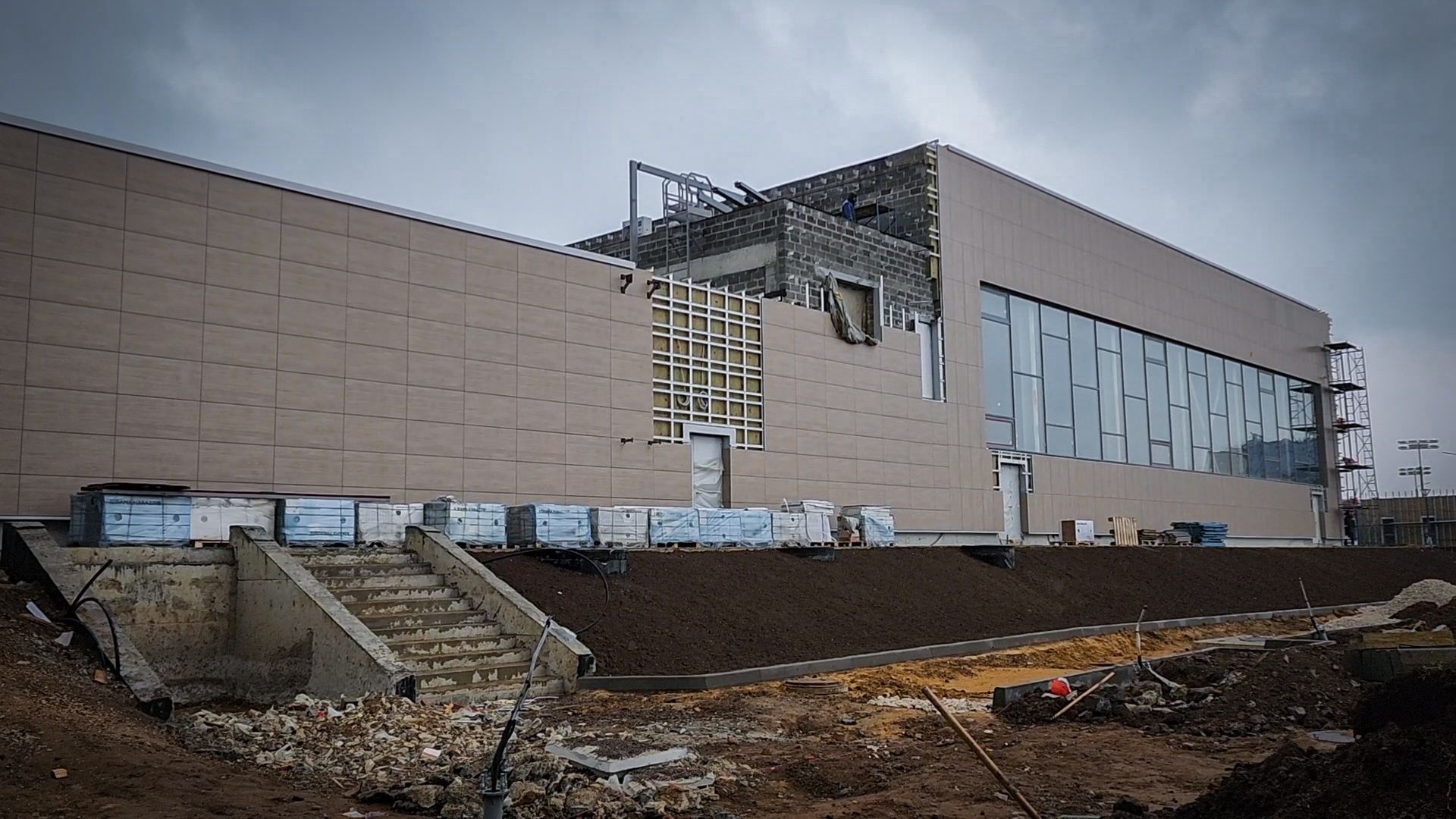 бронницы , физкультурно-оздоровительный комплекс , строительство фок,