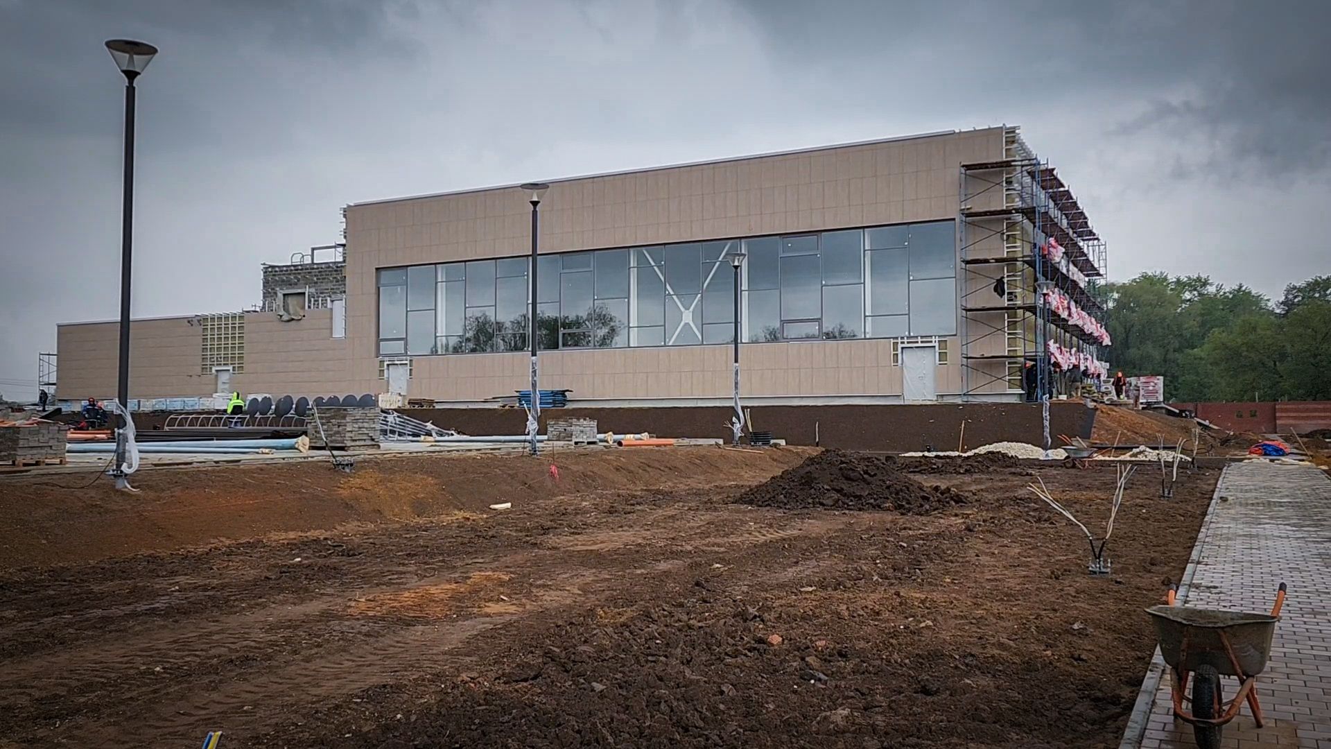 бронницы , физкультурно-оздоровительный комплекс , строительство фок,