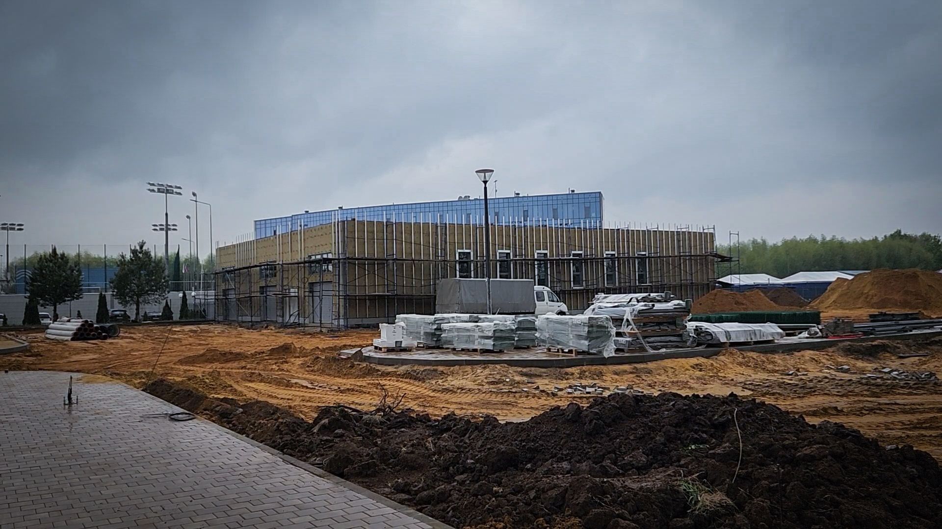 бронницы , физкультурно-оздоровительный комплекс , строительство фок,