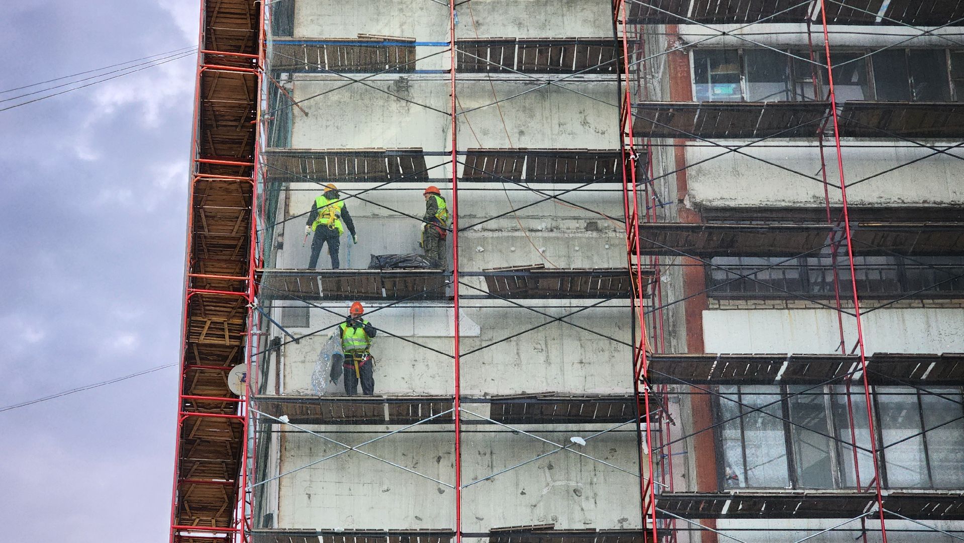 Руза, тучково, ремонт фасада дома, строительство,