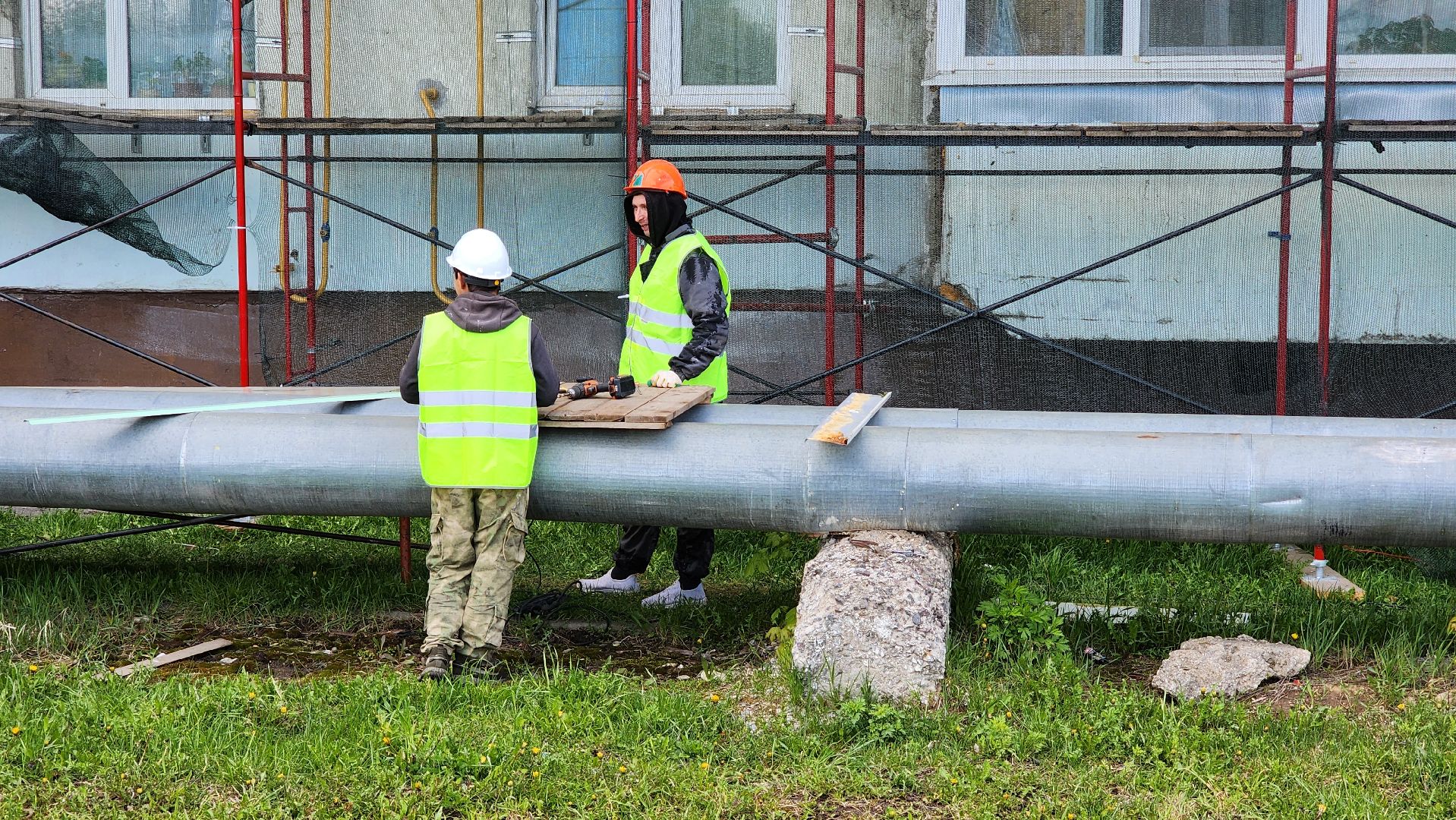 Руза, тучково, ремонт фасада дома, строительство,