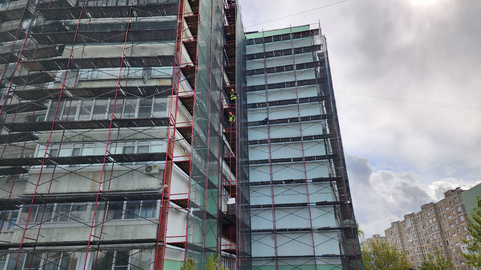 Руза, тучково, ремонт фасада дома, строительство,