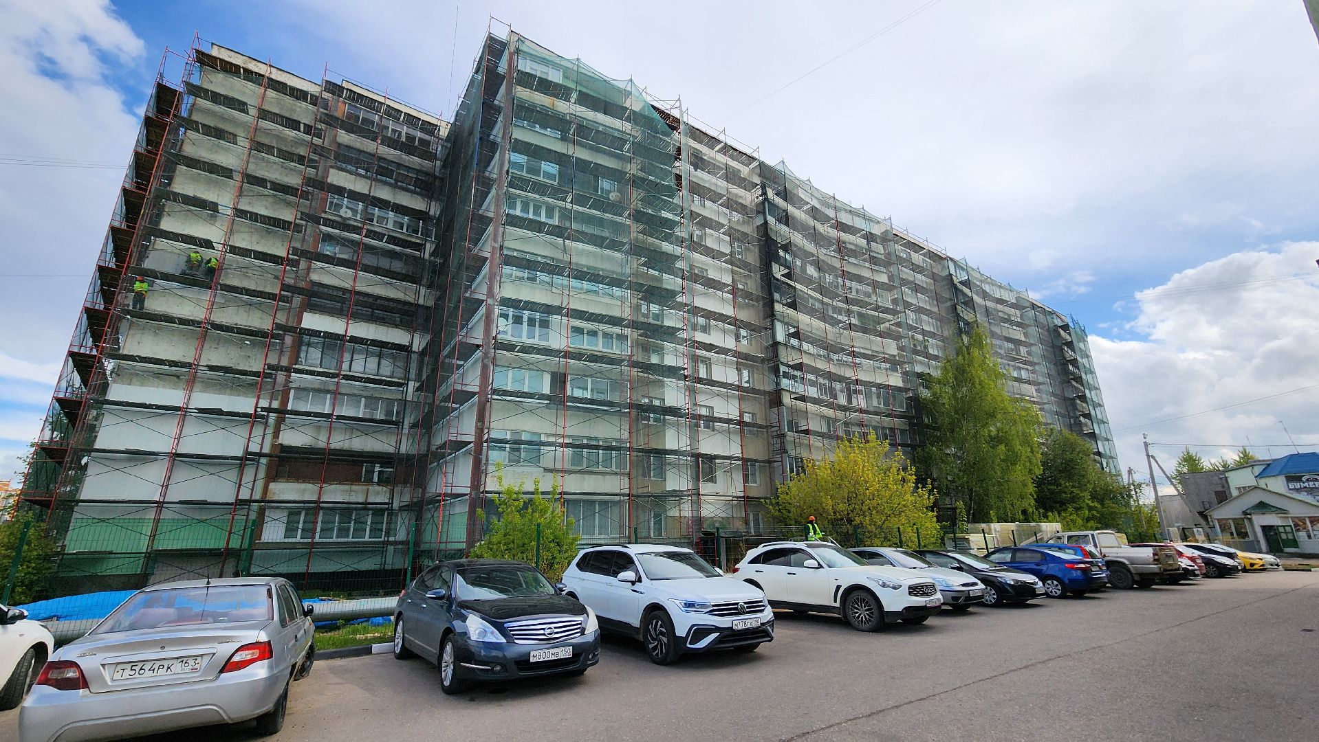 Руза, тучково, ремонт фасада дома, строительство,