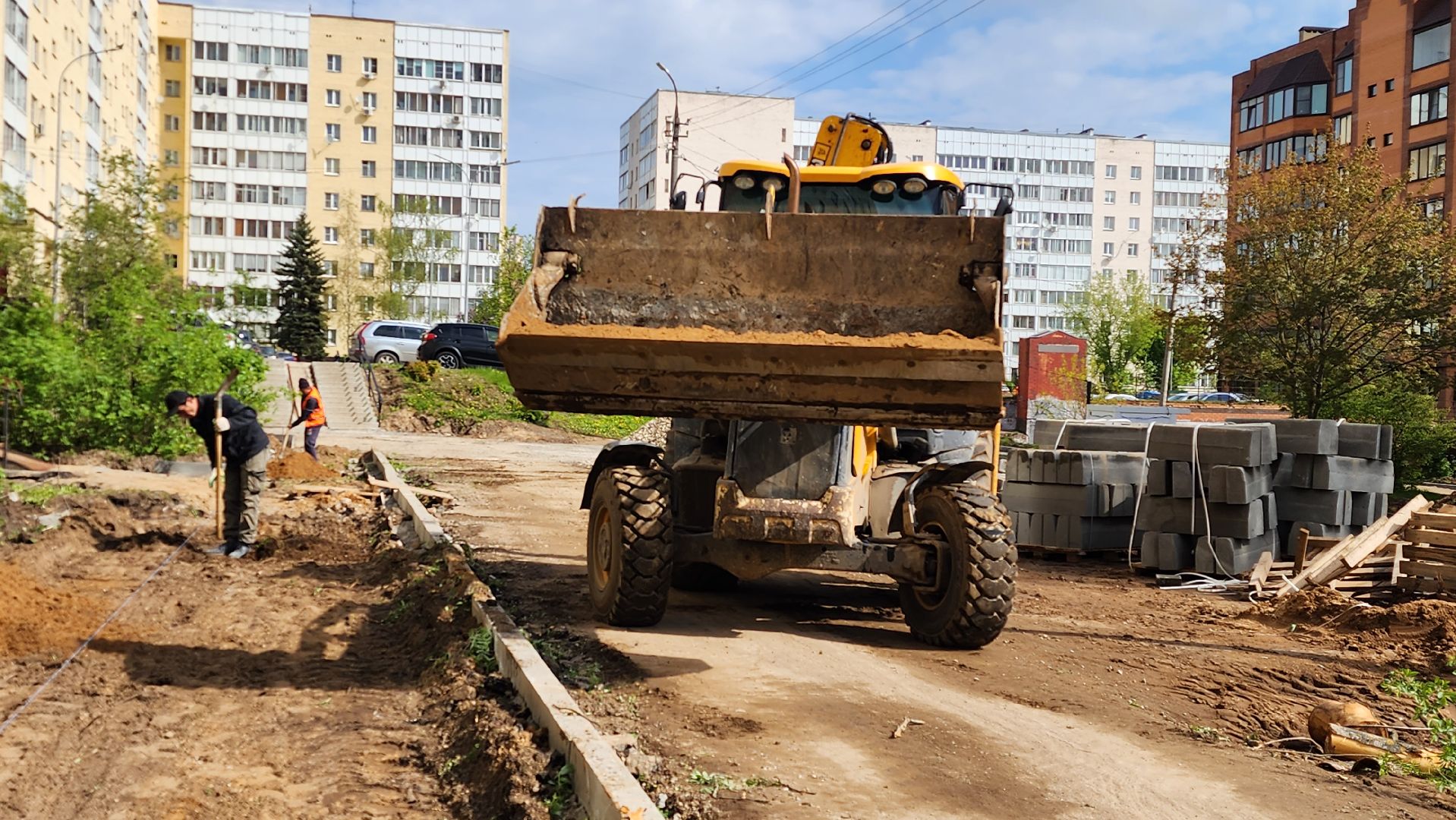 благоустройство, истра, дворы,