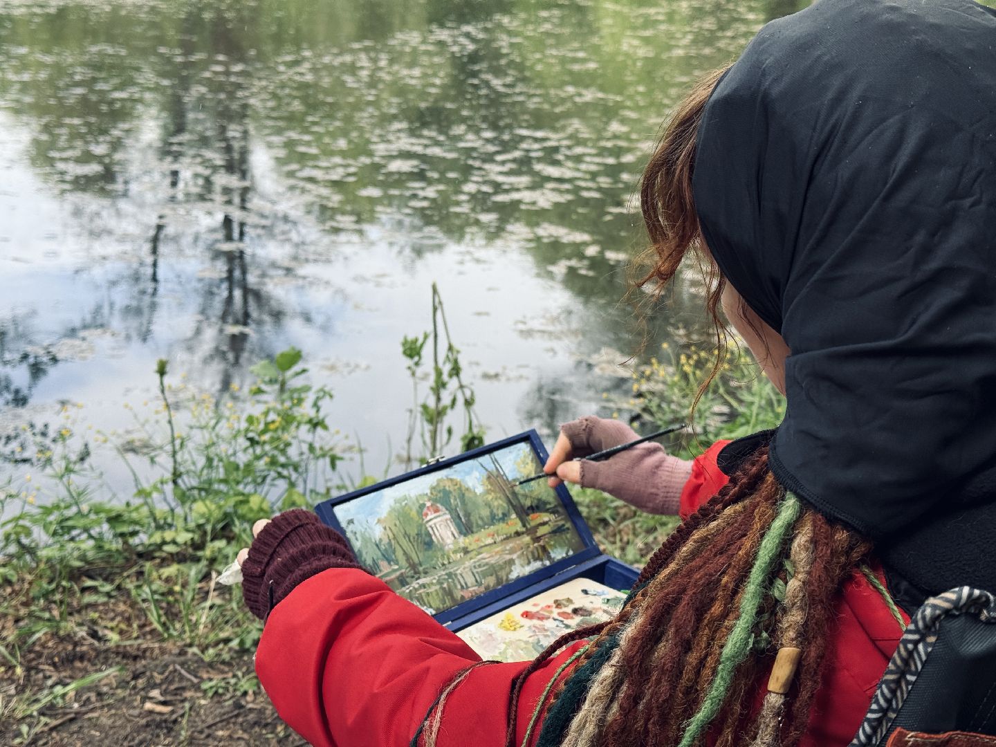раменское , усадьба быково, пленэр, тюльпаны, достопримечательности,