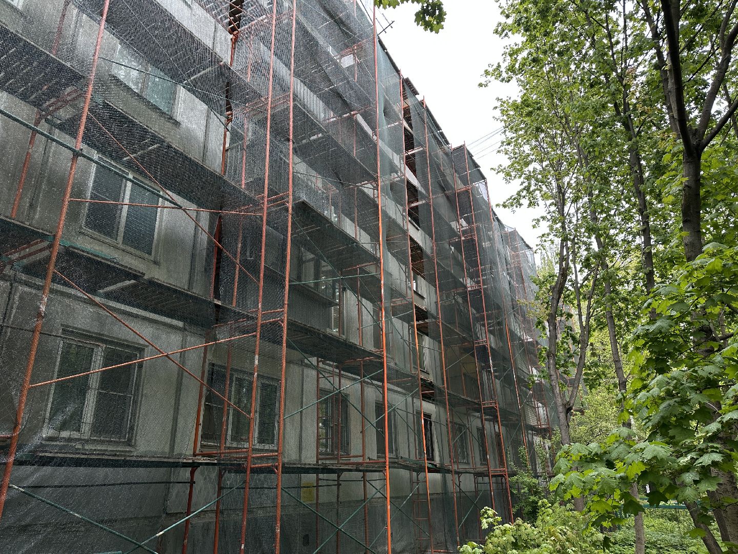 пушкино, ремонт мкд,  капитальный  ремонт, фасад,