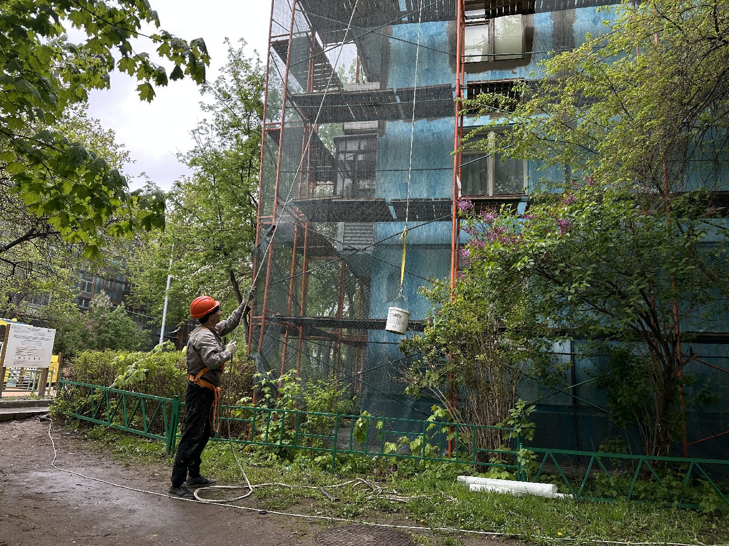 пушкино, ремонт мкд,  капитальный  ремонт, фасад,