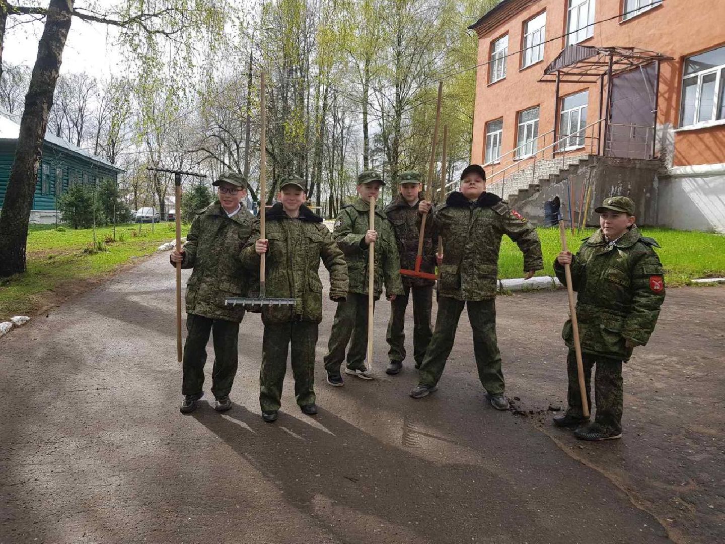 Солнечногорск, субботник, кадеты, лицей, уборка