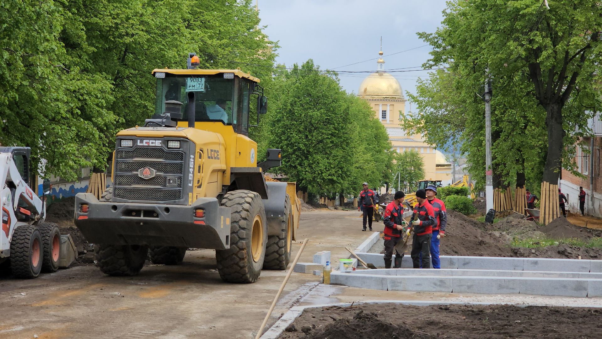кашира, историческая часть города, благоустройство, тротуары, парковки, набережная,