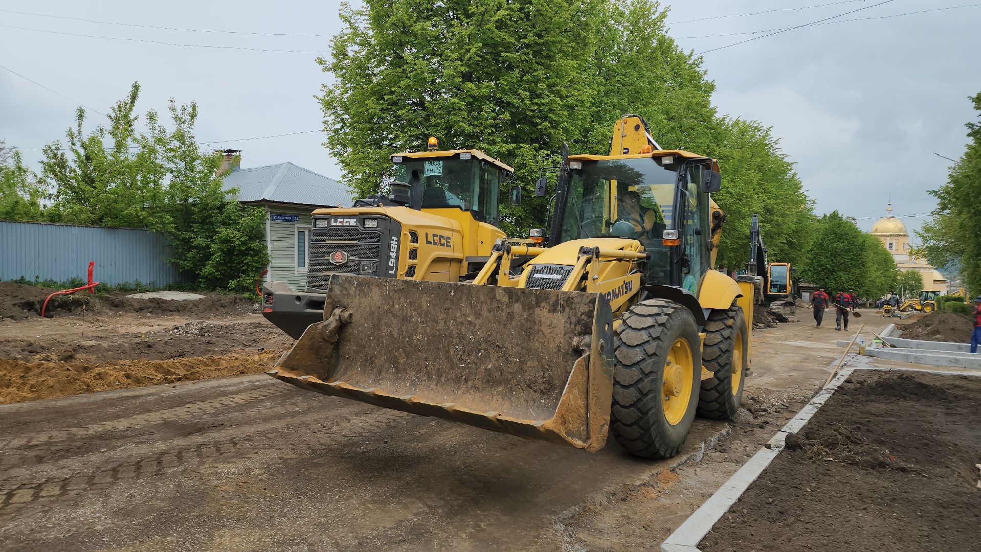 кашира, историческая часть города, благоустройство, тротуары, парковки, набережная,