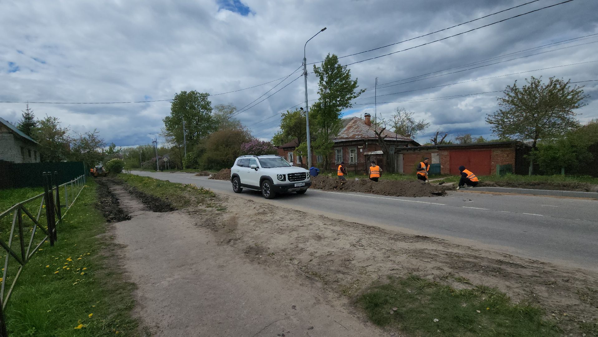 серпухов, подмосковье, ремонт дороги,