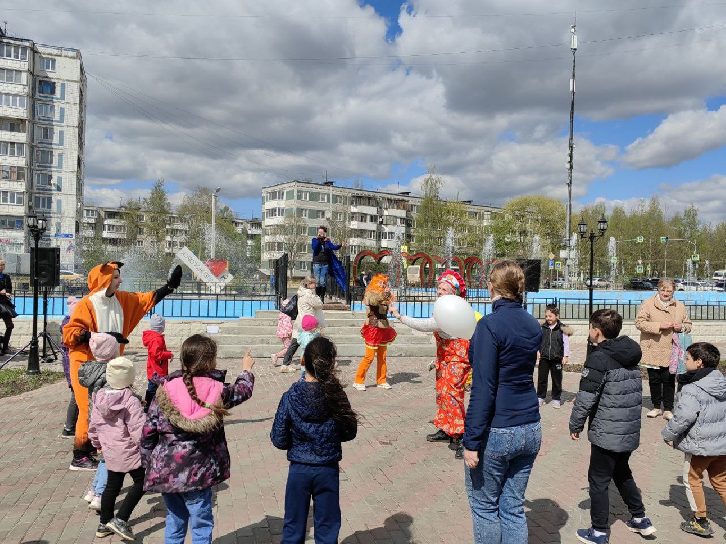 Солнечногорск, фонтан, открытие, праздник, сезон