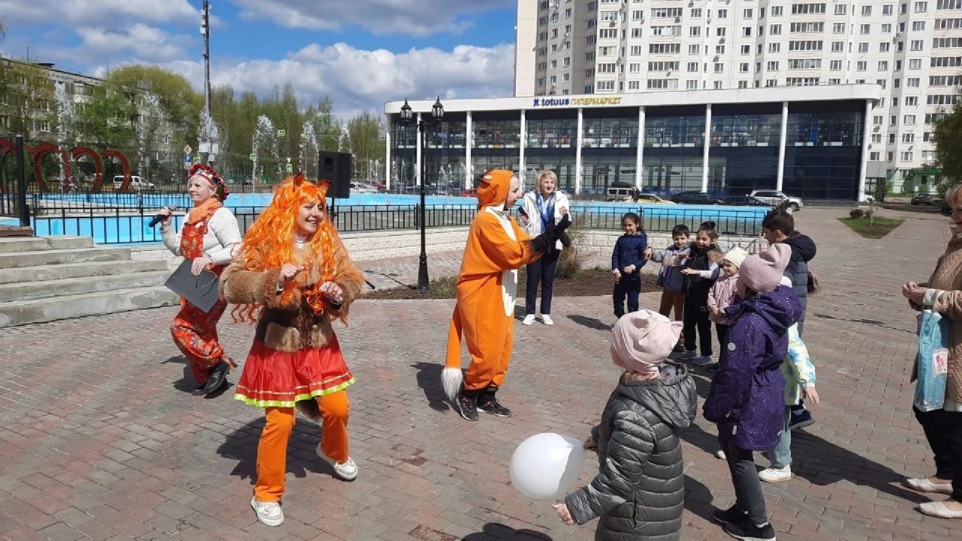 Солнечногорск, фонтан, открытие, праздник, сезон