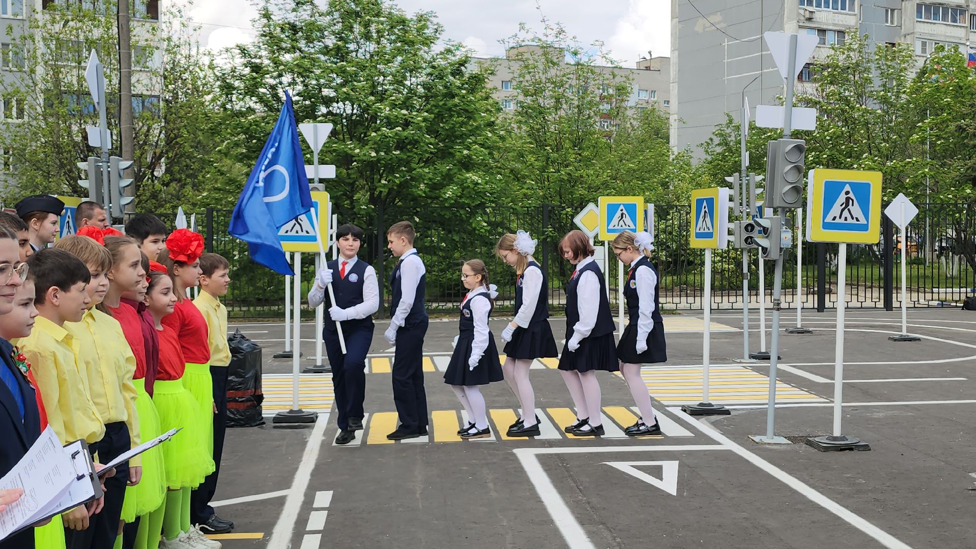 Люберцы, автогородок,школьники, правила дорожного движения,