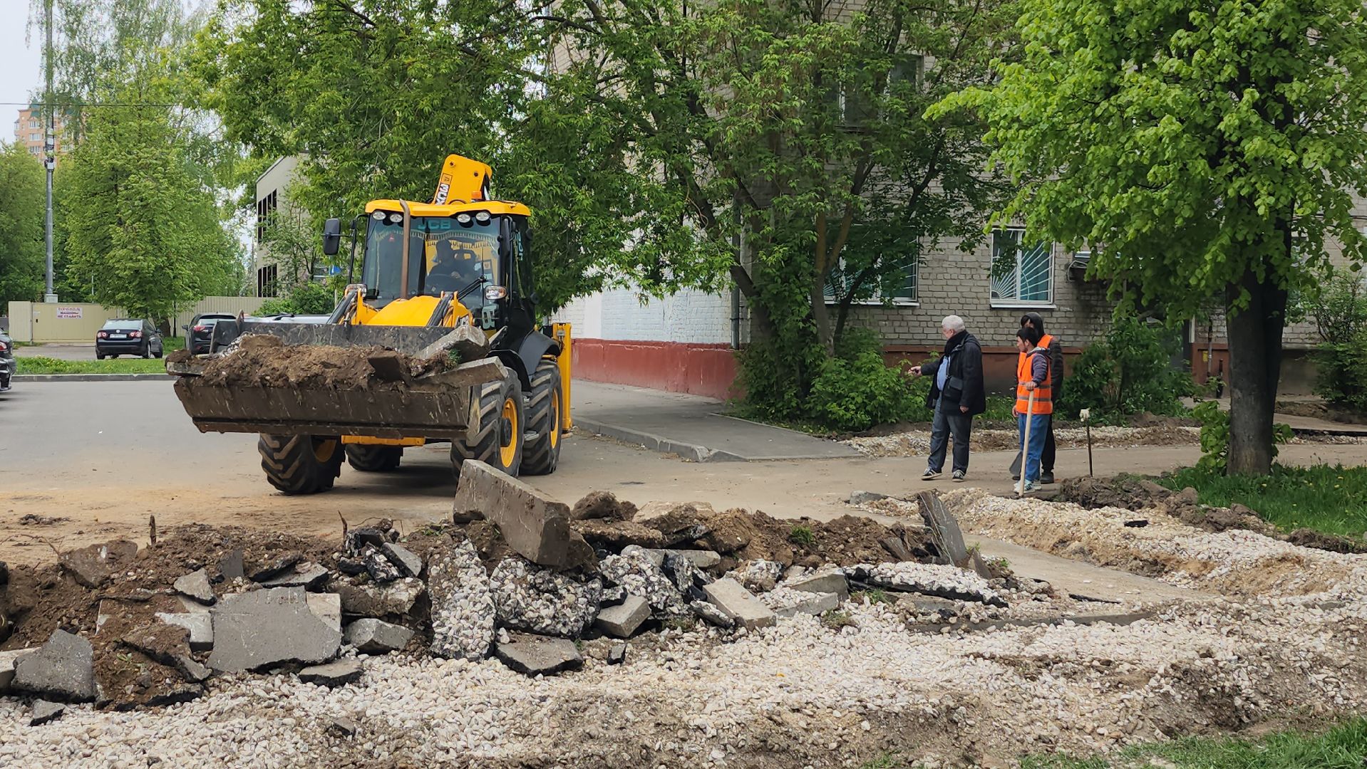 серпухов, улица ворошилова, благоустройство двора,