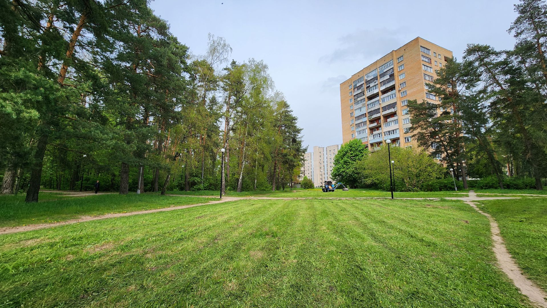 лощина протвино, сезонные работы комбината благоустройства,  благоустройство,