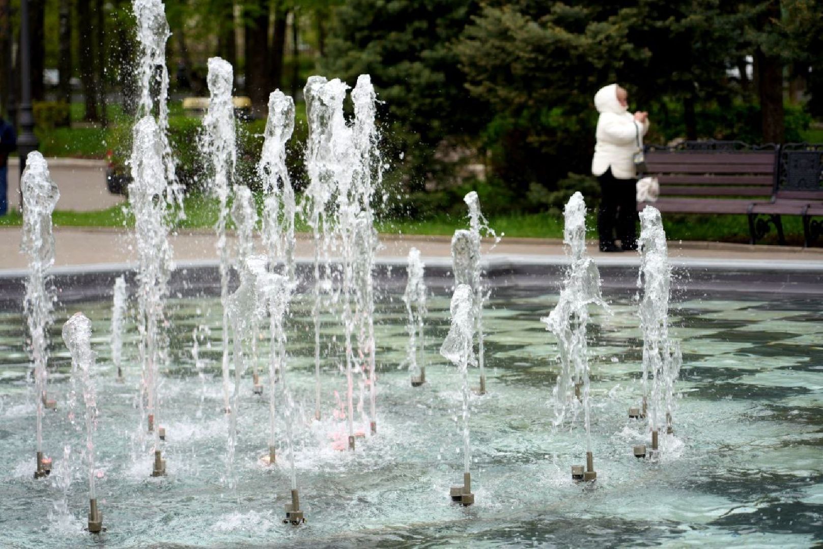 сергиев посад, сергиево-посадский городской округ, весна, сезон фонтанов  ,