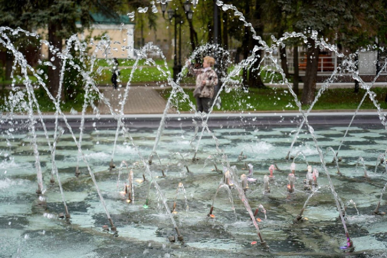 сергиев посад, сергиево-посадский городской округ, весна, сезон фонтанов  ,
