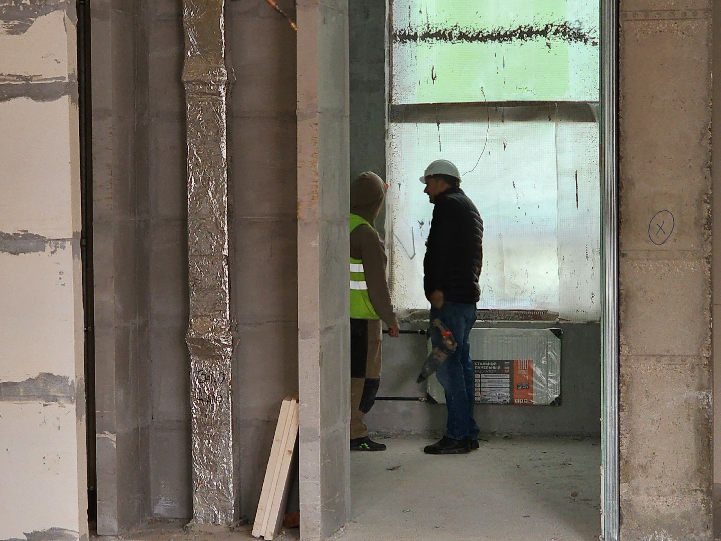 Чехов, улица Мира,детская поликлиника, строительство,  внутренняя отделка, остекление, фасадные работы, комиссия, проверка, глава округа михаил собакин, госпрограмма московской области,