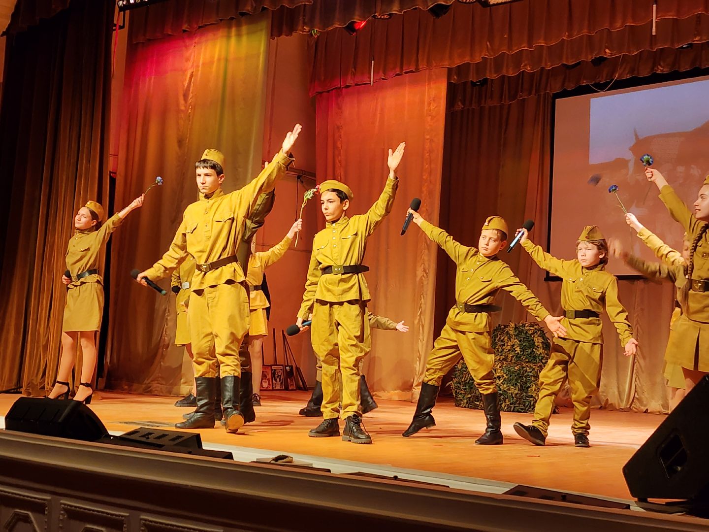 фрязино, концерт, дши, дети, 80-летие великой победы, год защитника отечества,