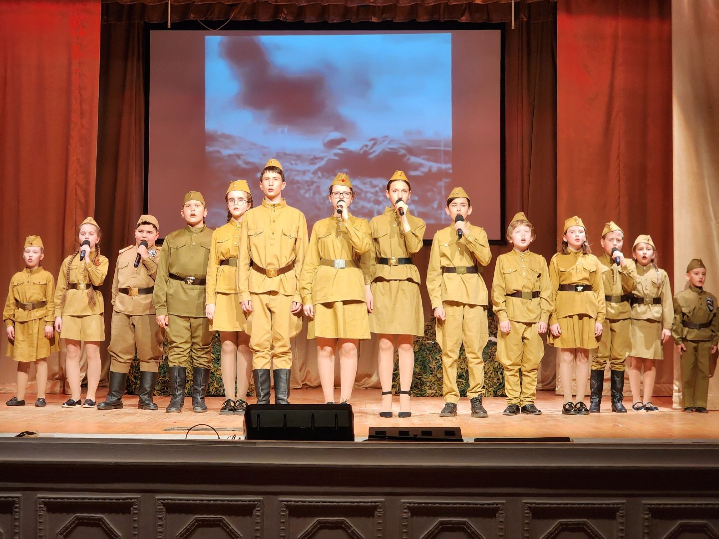 фрязино, концерт, дши, дети, 80-летие великой победы, год защитника отечества,