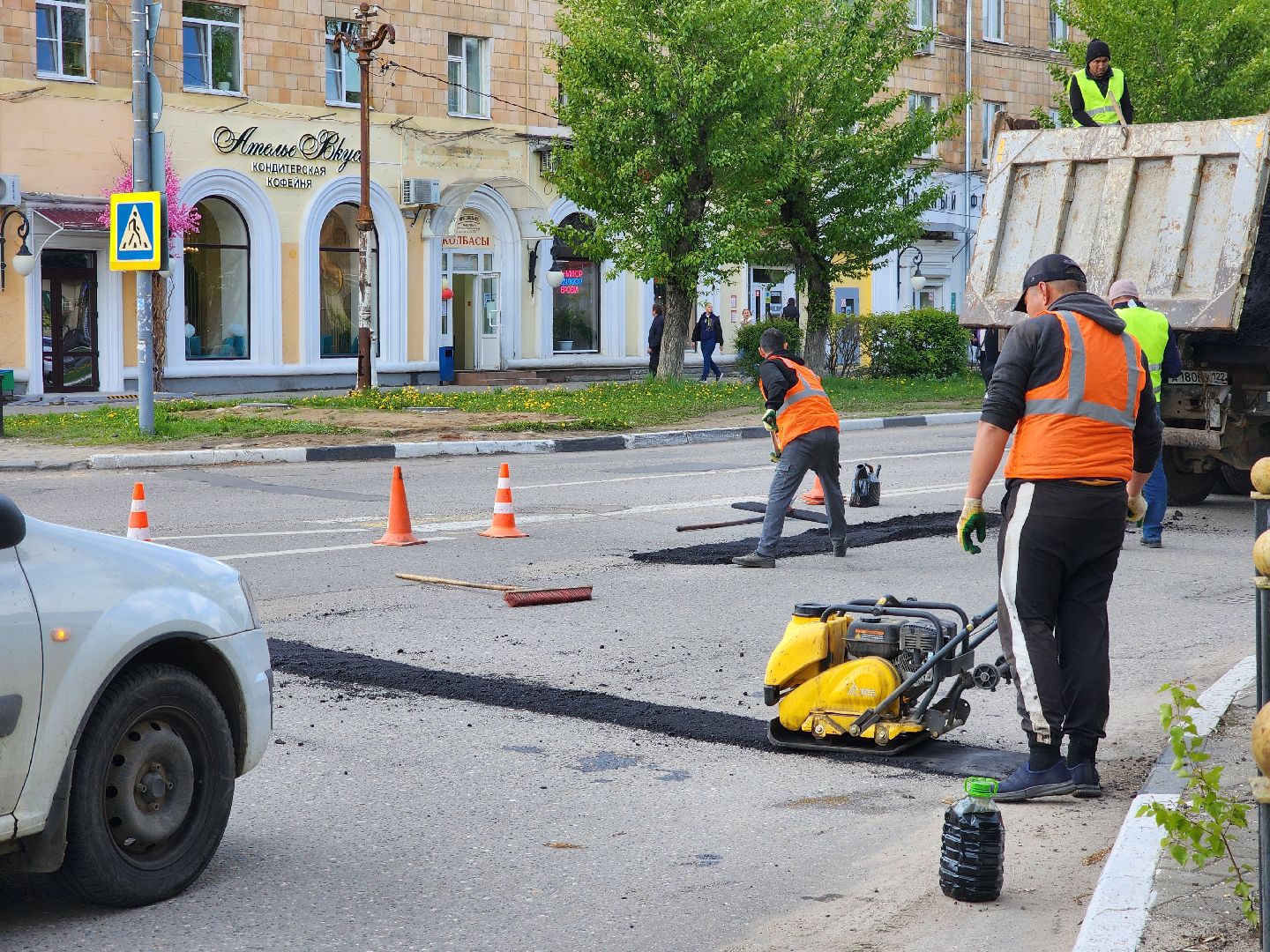 элестросталь, дороги, ремонт, ямочный ремонт, общество,