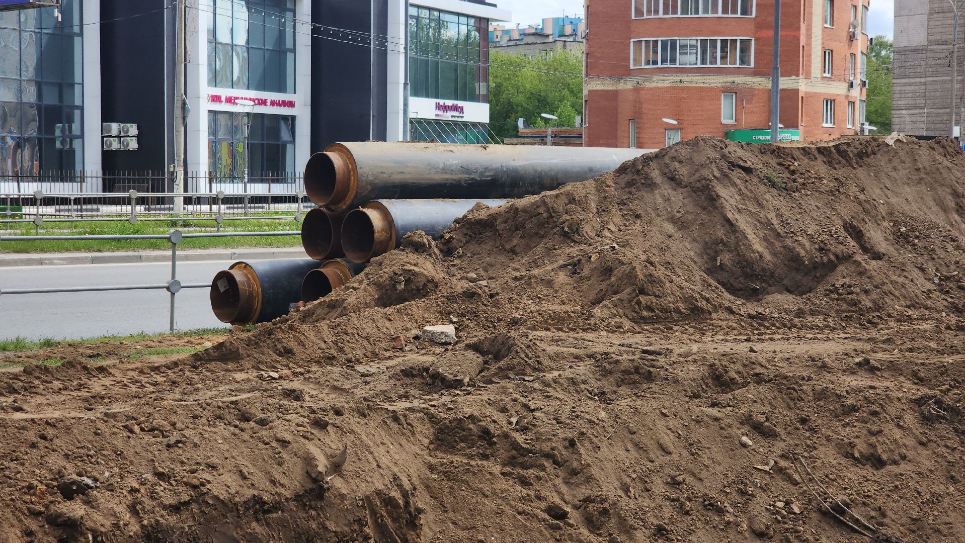 Пролетарский проспект, щёлково, замена труб, теплотрасса,