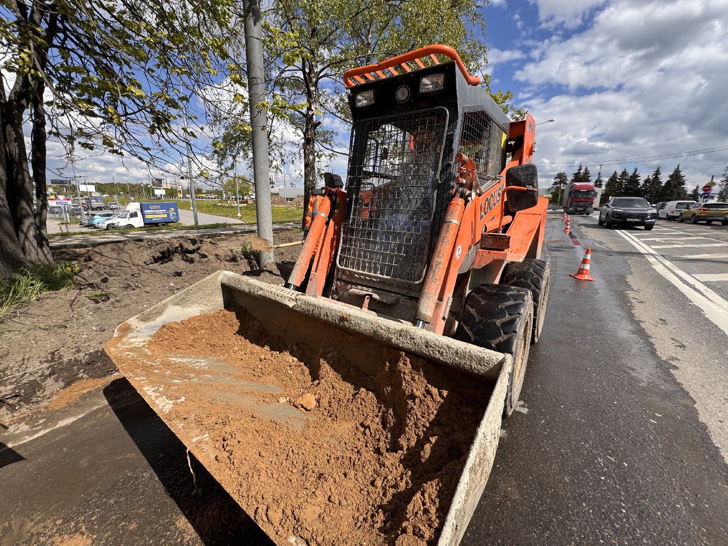 Новая дорога в Одинцово, Строительство дорог, Новые тротуары,