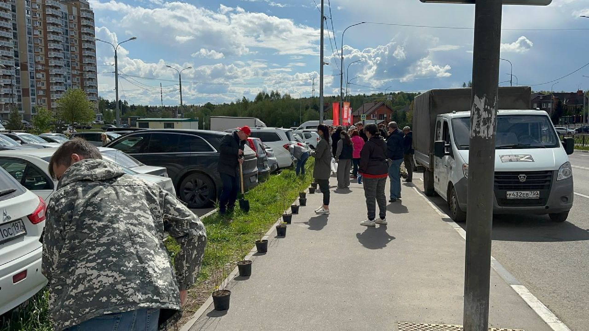 домодедово, сад памяти, акция, микрорайон южный,