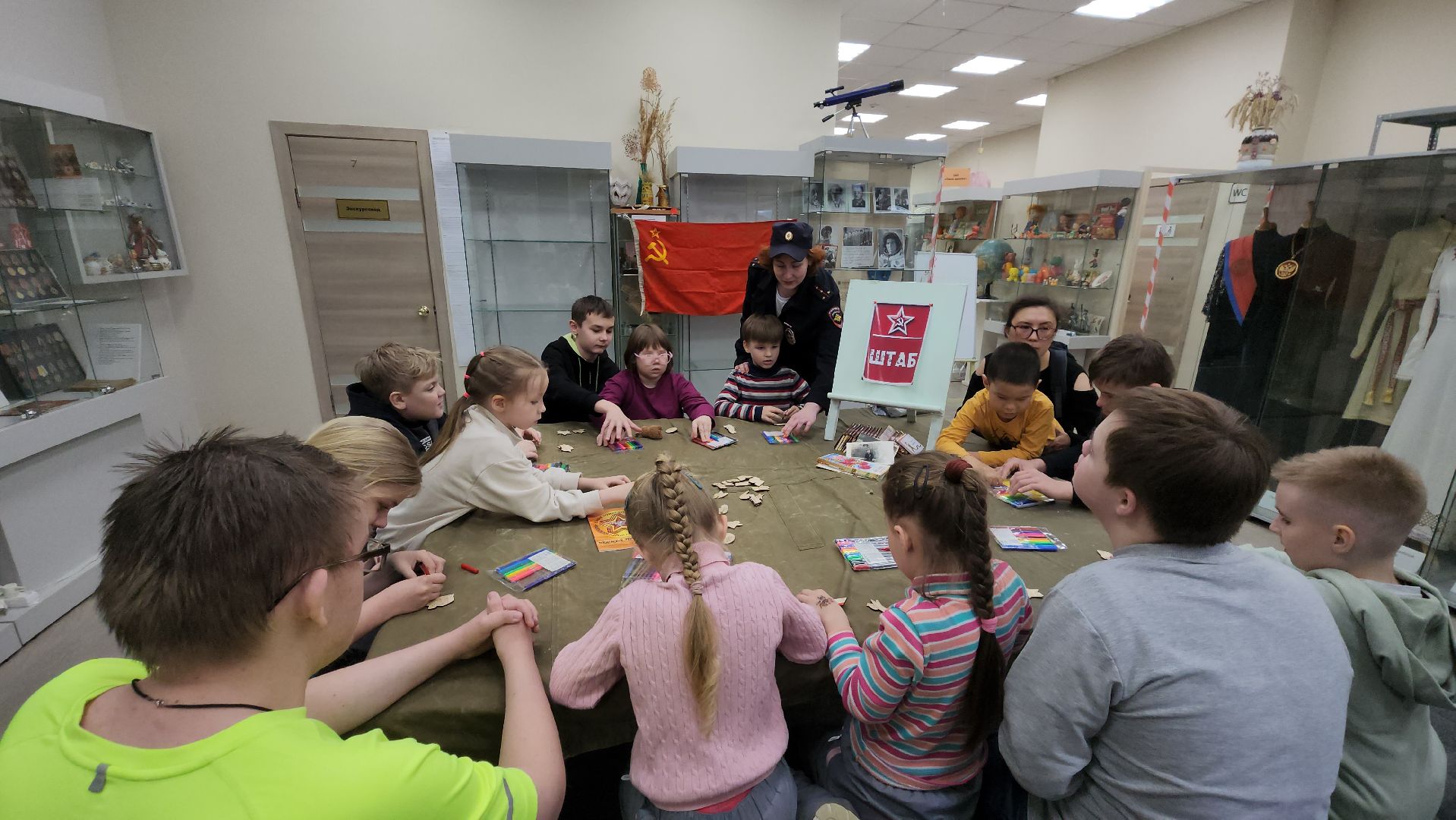 Музей, Лобня , Урок мужества ,