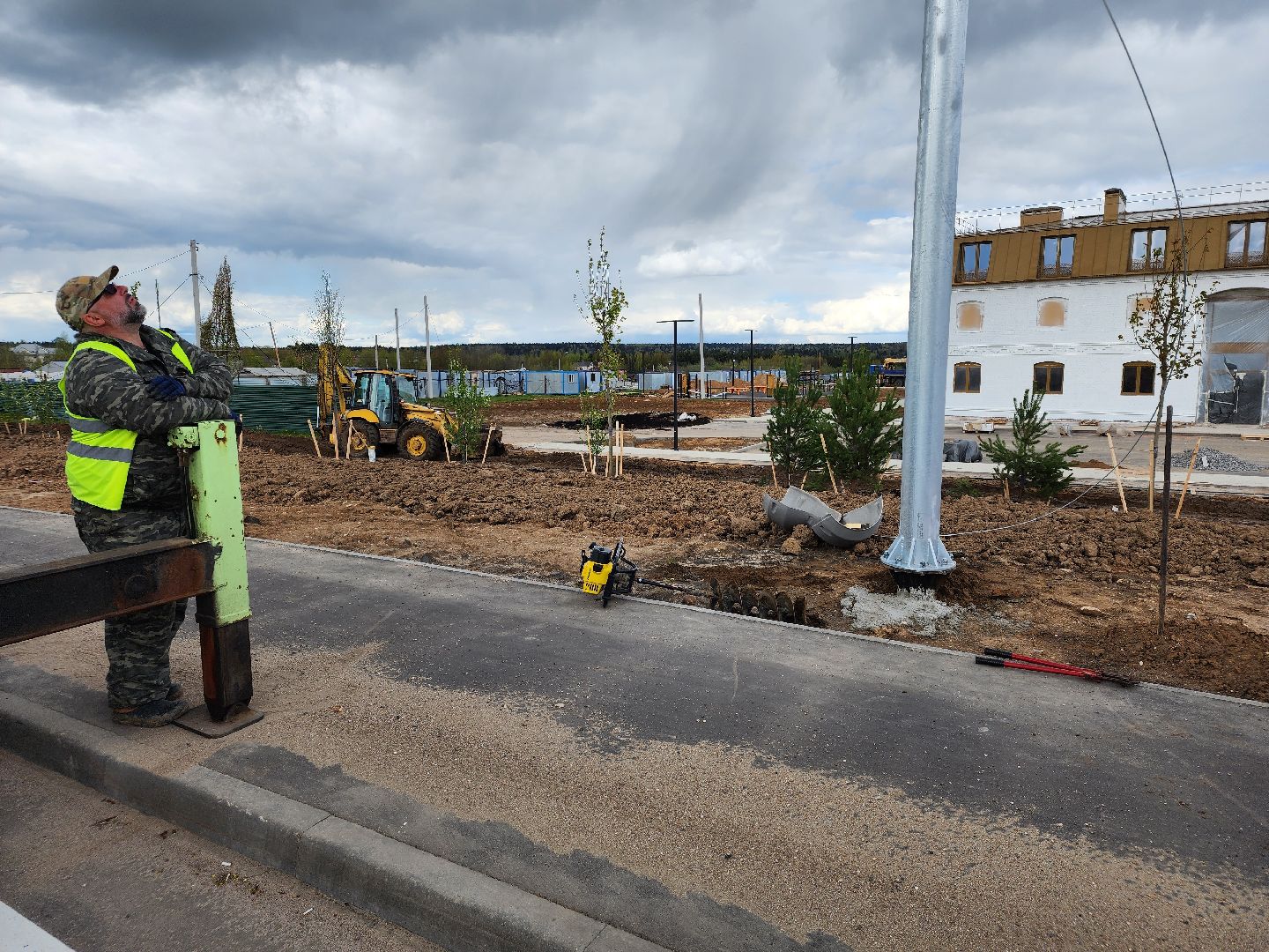 дороги, новая разметка, светофор, жк белый город, сергиев посад, сергиево-посадский городской округ,