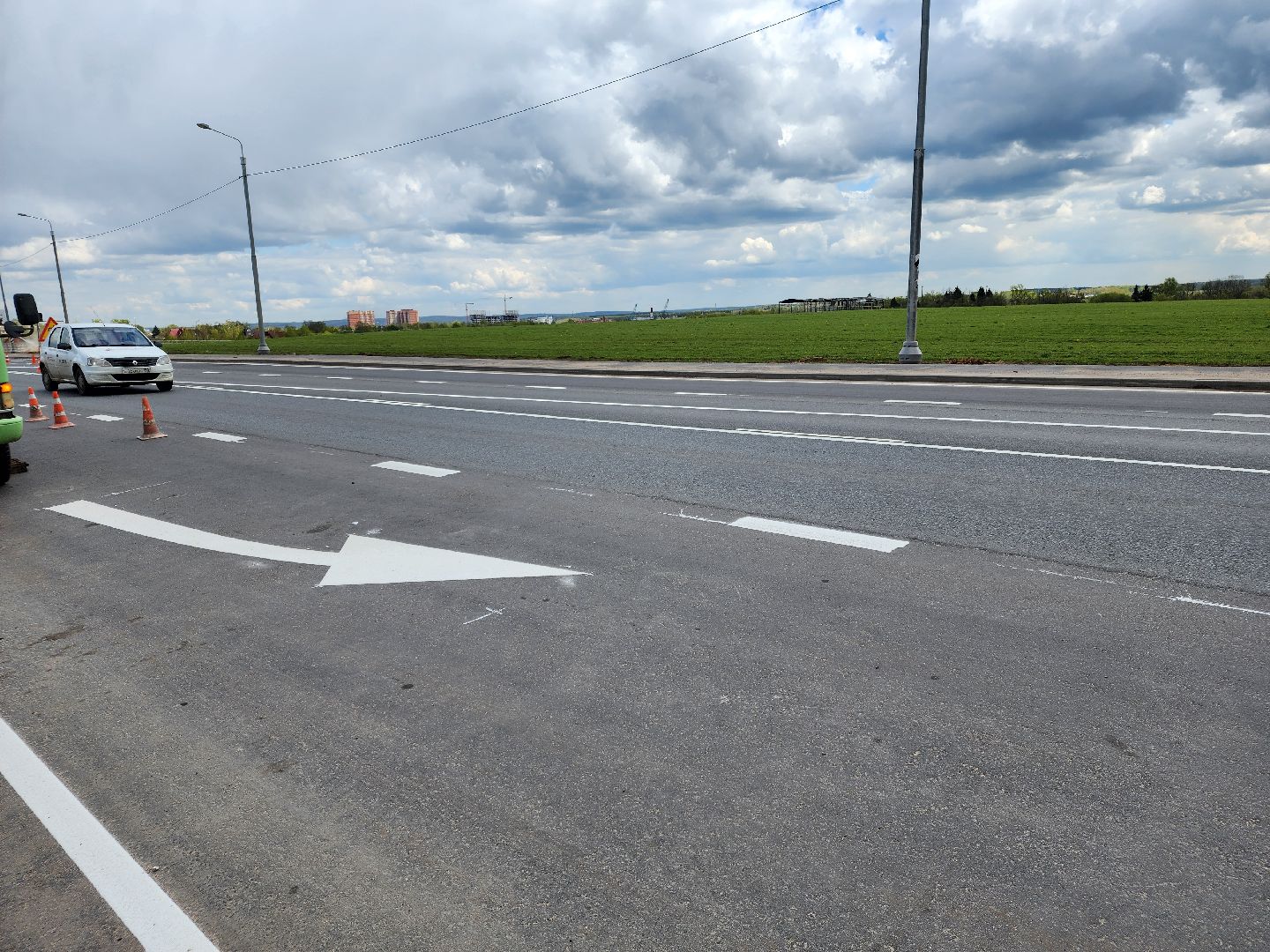 дороги, новая разметка, светофор, жк белый город, сергиев посад, сергиево-посадский городской округ,