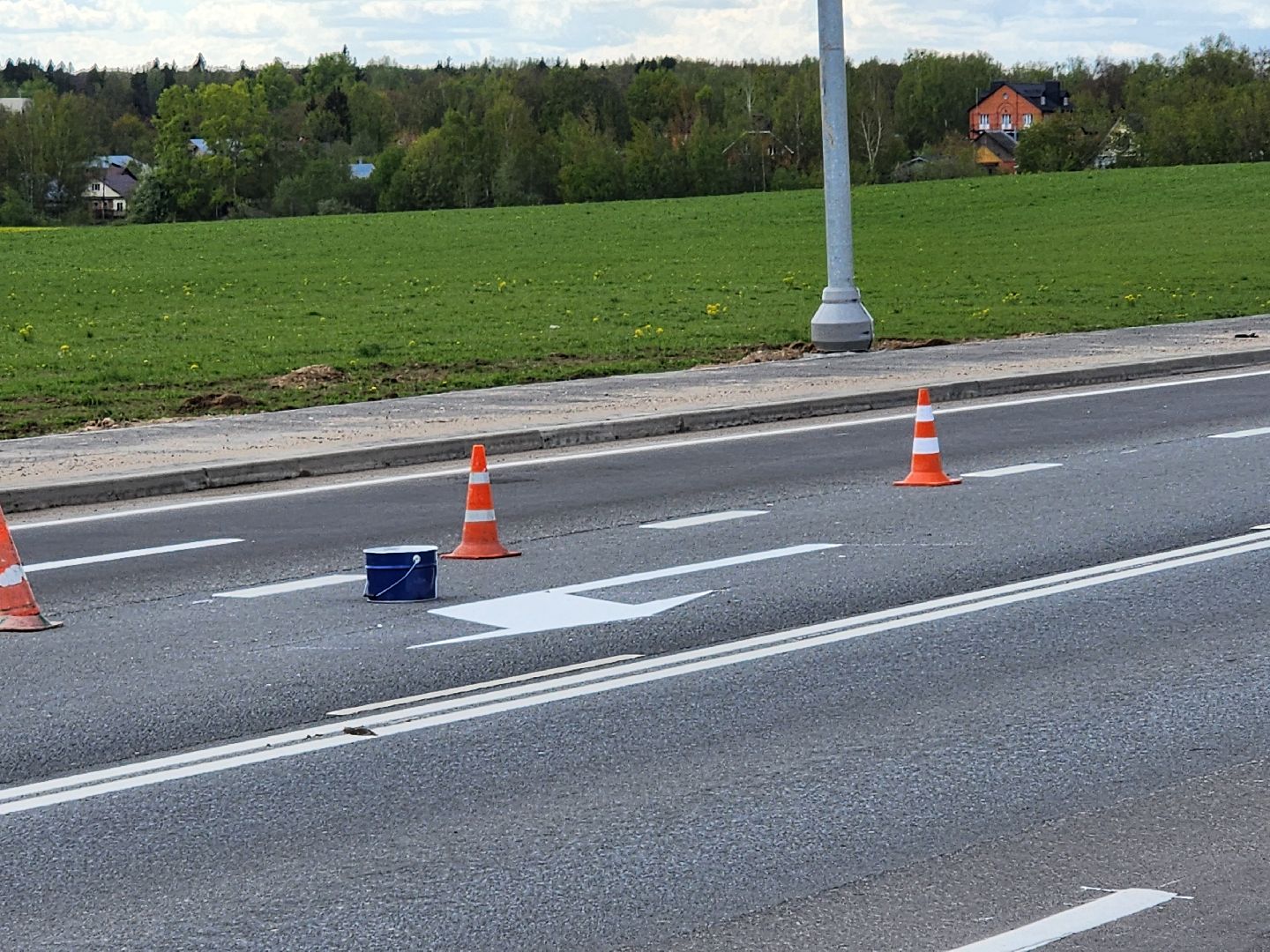дороги, новая разметка, светофор, жк белый город, сергиев посад, сергиево-посадский городской округ,