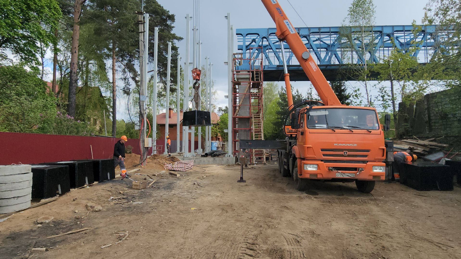 Люберцы, строительство, надземный переход,малаховка,