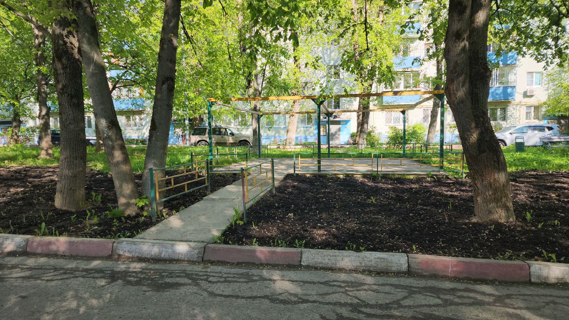 Газон, Благоустройство , Лобня,