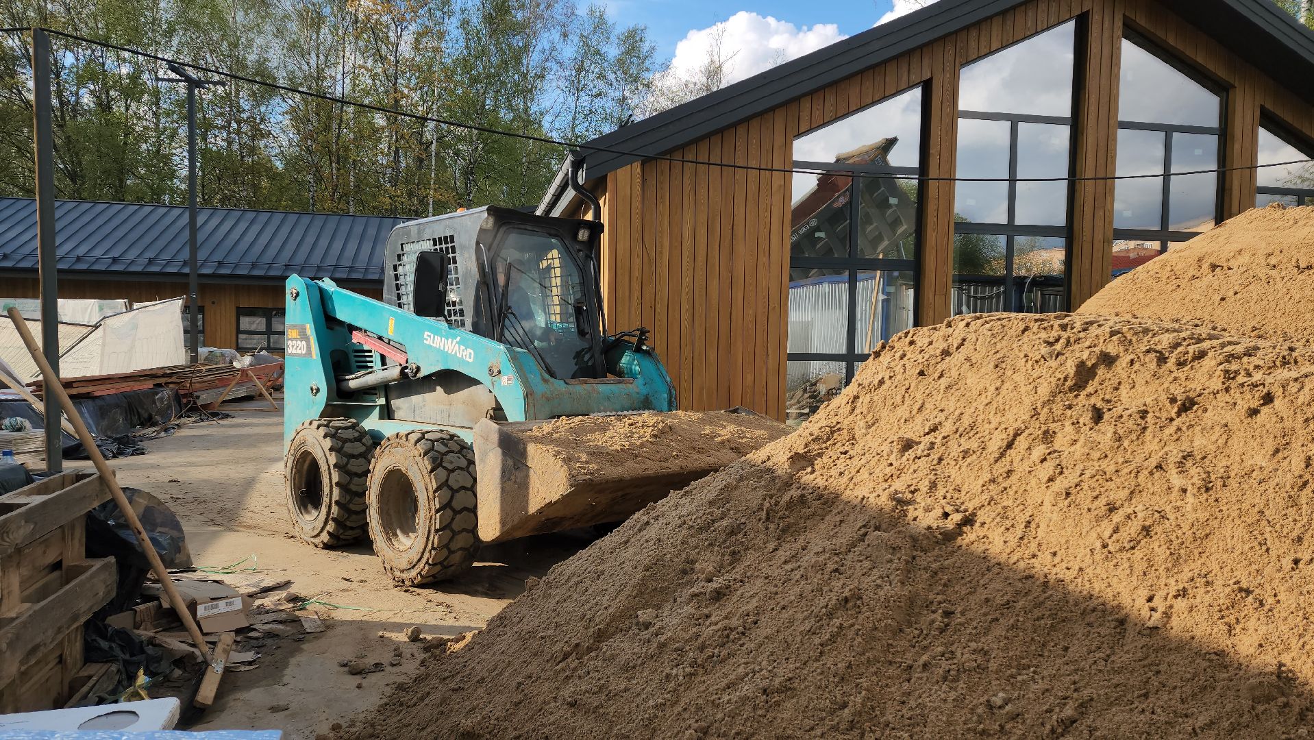 Кафе, Лобня, отмостка, Парк,