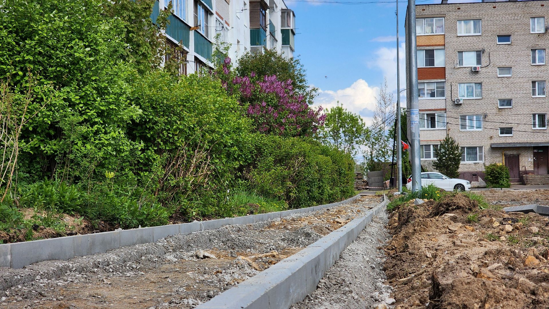 благоустройство, комплексное благоустройство двора, лосино-петровский,