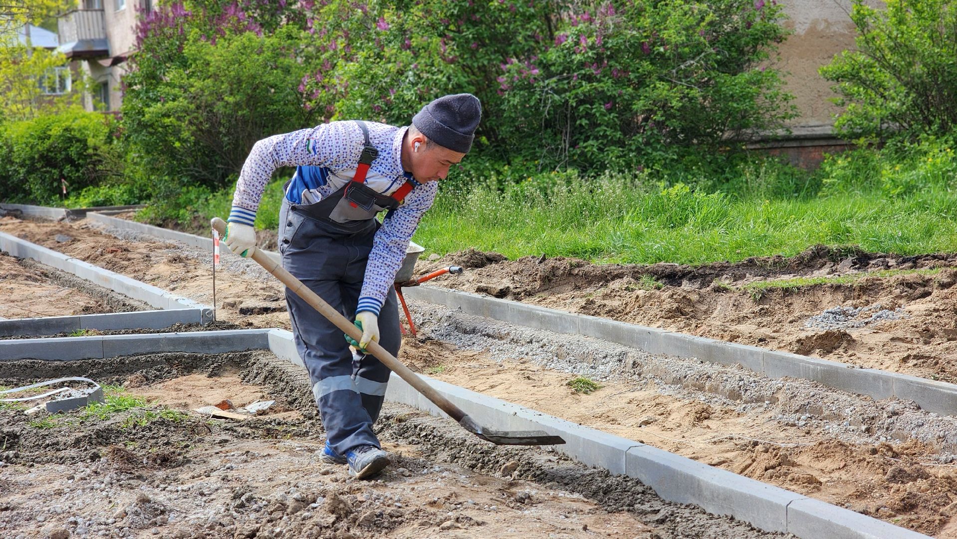 благоустройство, комплексное благоустройство двора, лосино-петровский,