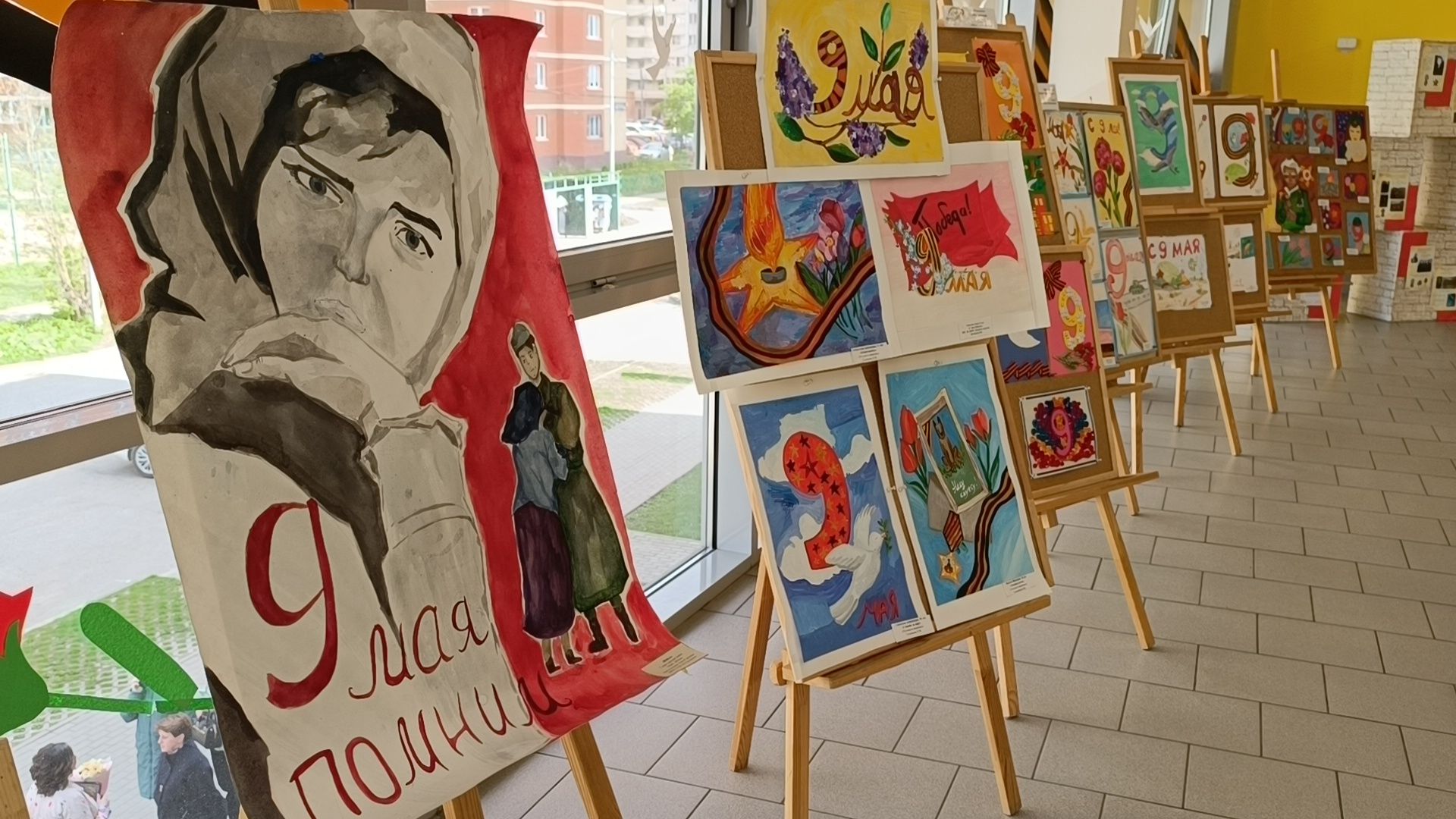 лобня, великая отечественная война, рисунки,