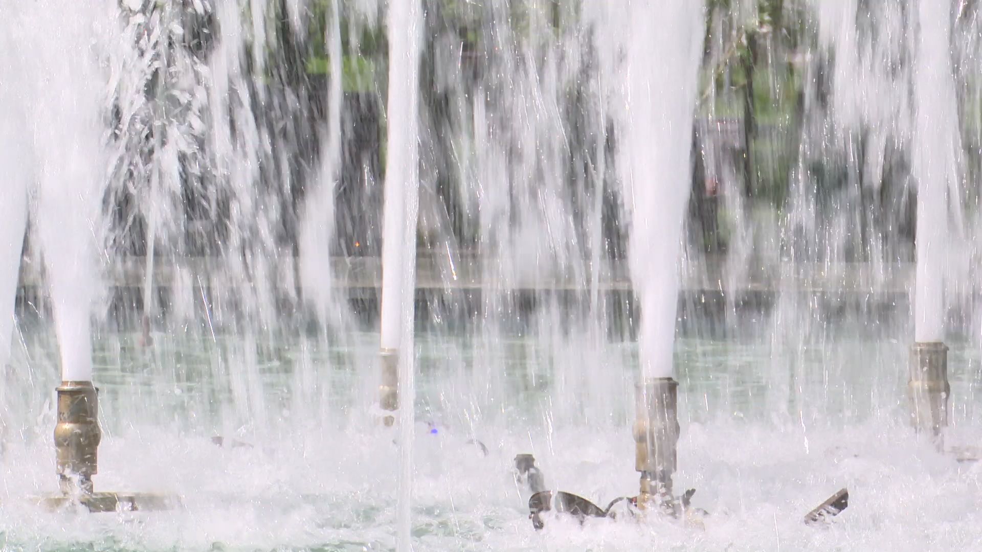 реутов, фонтаны, сезон фонтанов, парк, вода,