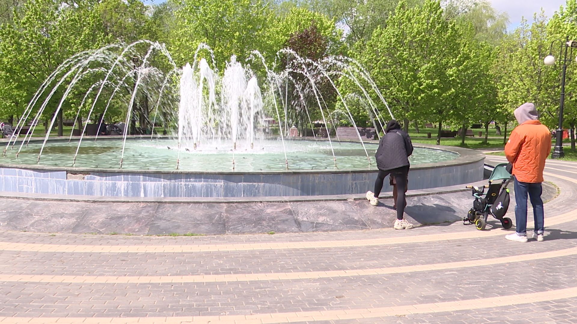 реутов, фонтаны, сезон фонтанов, парк, вода,