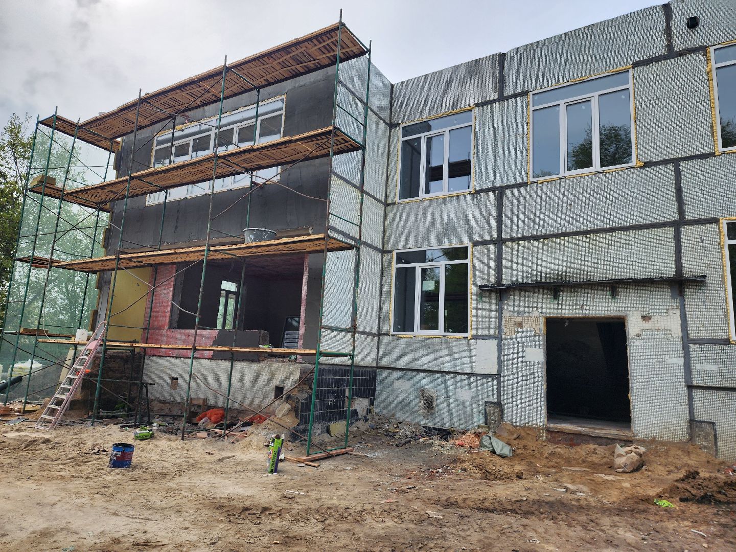 серпухов, детский сад улыбка, поселок пограничный, капитальный ремонт детского сада,