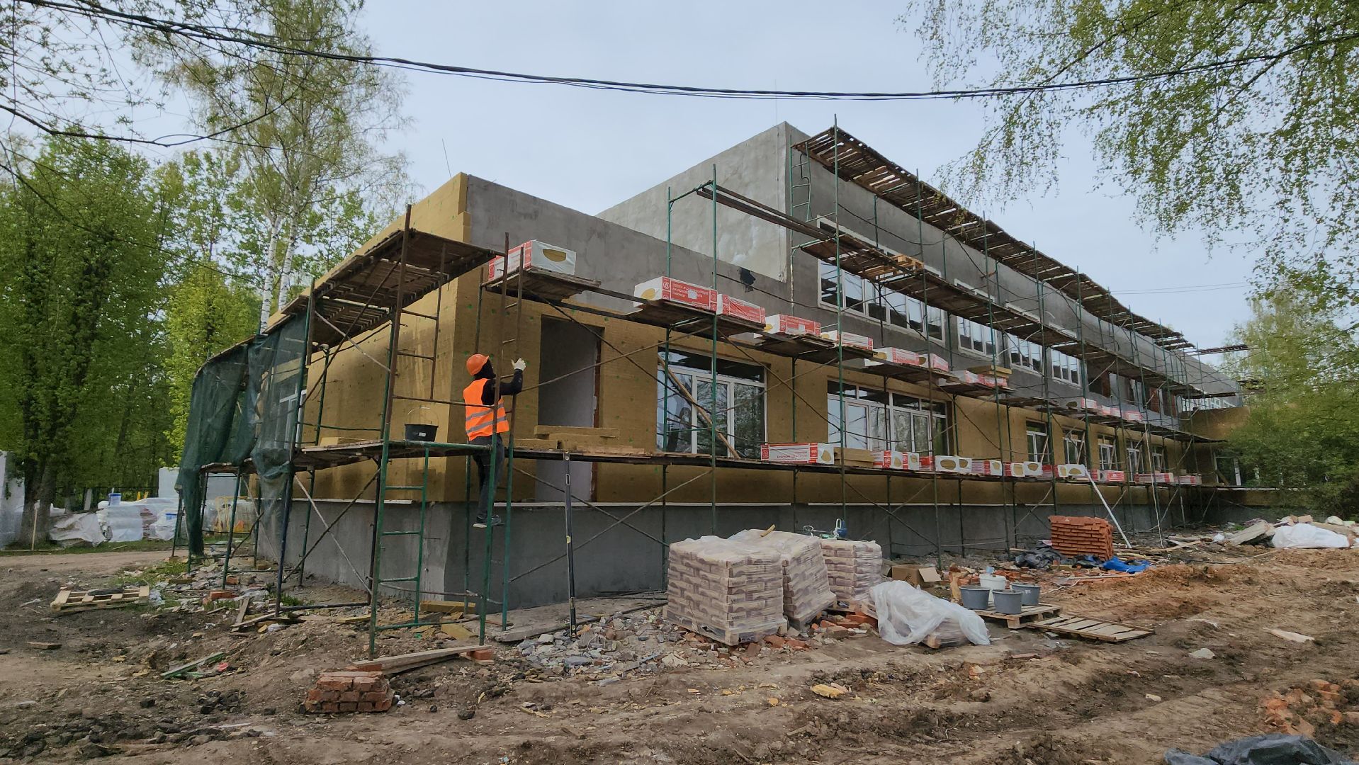 серпухов, деревня васильевское, детский сад василек, капитальный ремонт детского сада,