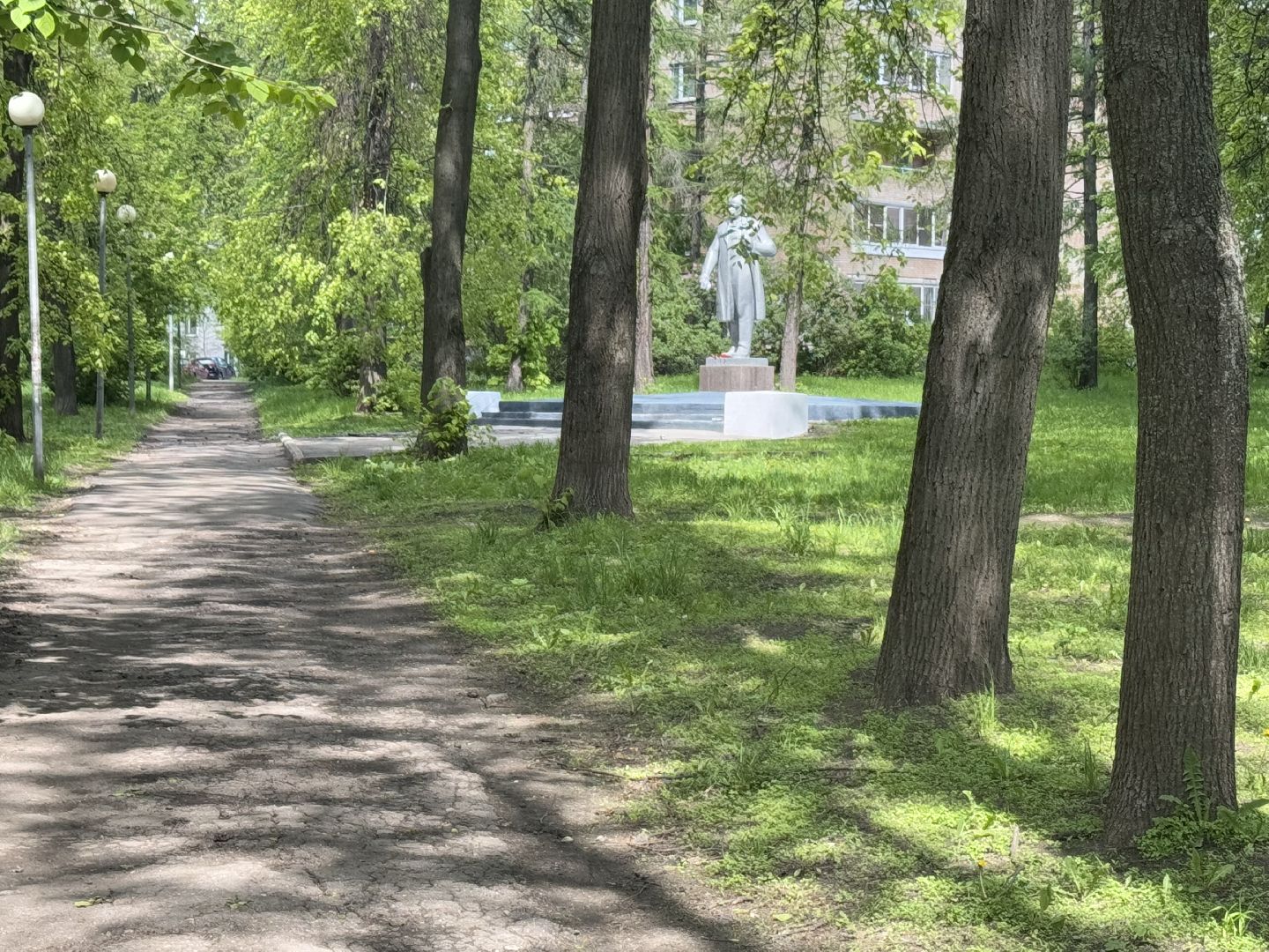 благоустройство, сквер по улице крупешина, балашиха,