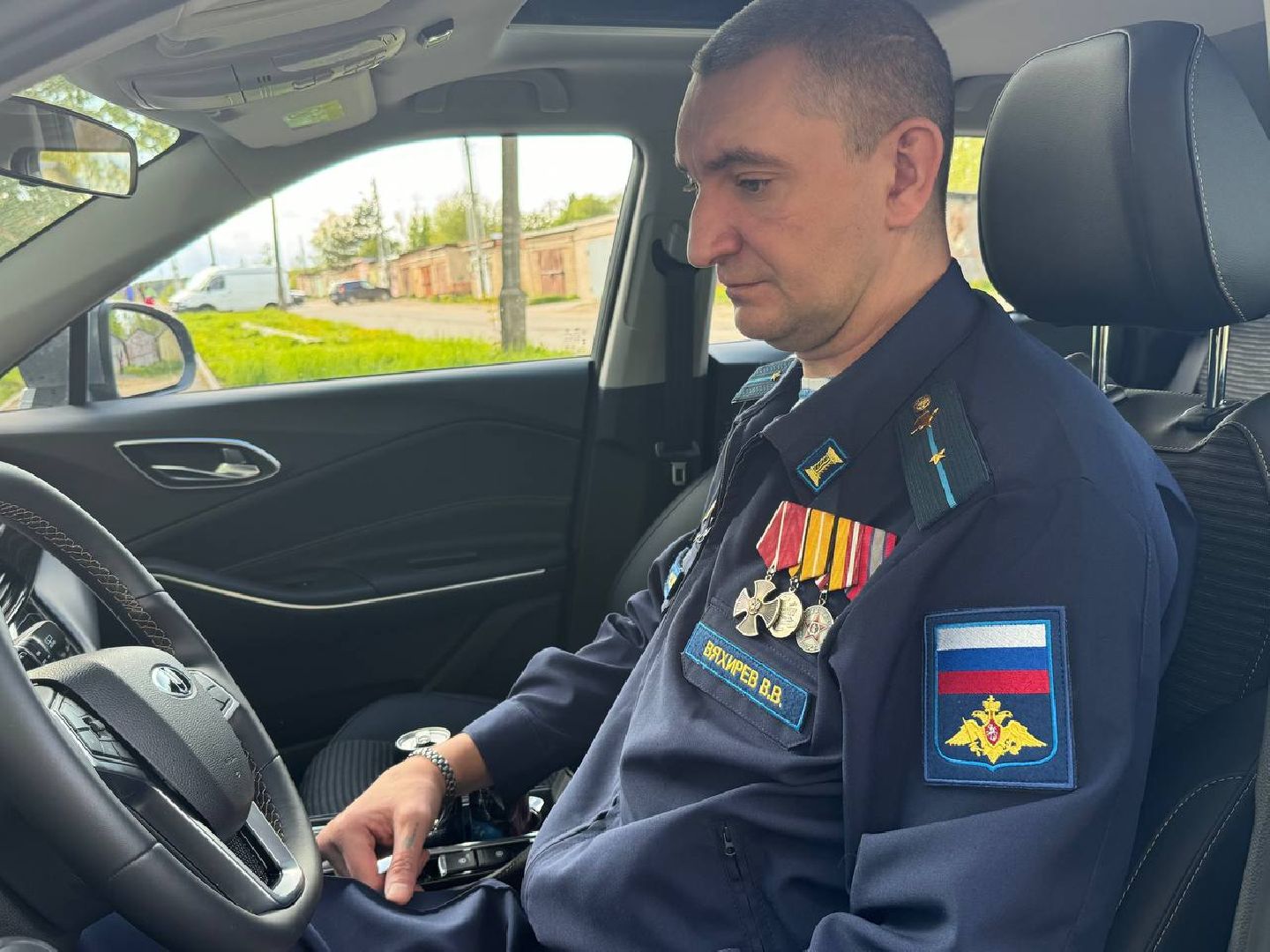 можайск, можайский муниципальный округ, автомобиль ветерану, губернатор, ветеран сво, фонд защитников отечества, спецоперация,участник спецоперации,