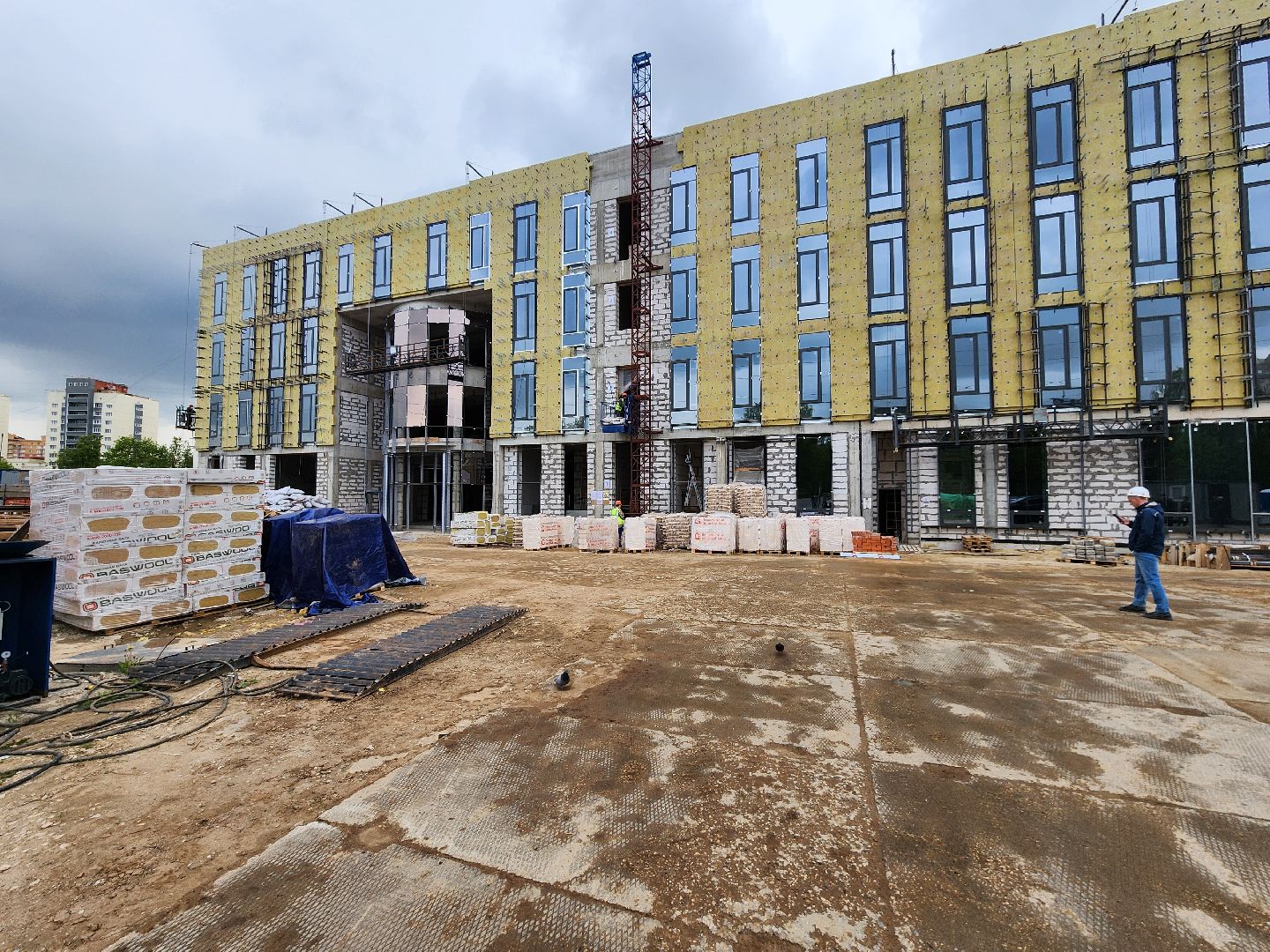 Чехов, улица Мира, детская поликлиника, строительство, инженерные сети, инженерные коммуникации, прокладка сетей, вентиляция, кондиционирование, отопление, водоснабжение, слаботочные сети, слаботочные системы, губернатор московской области, госпрограмма московской области,