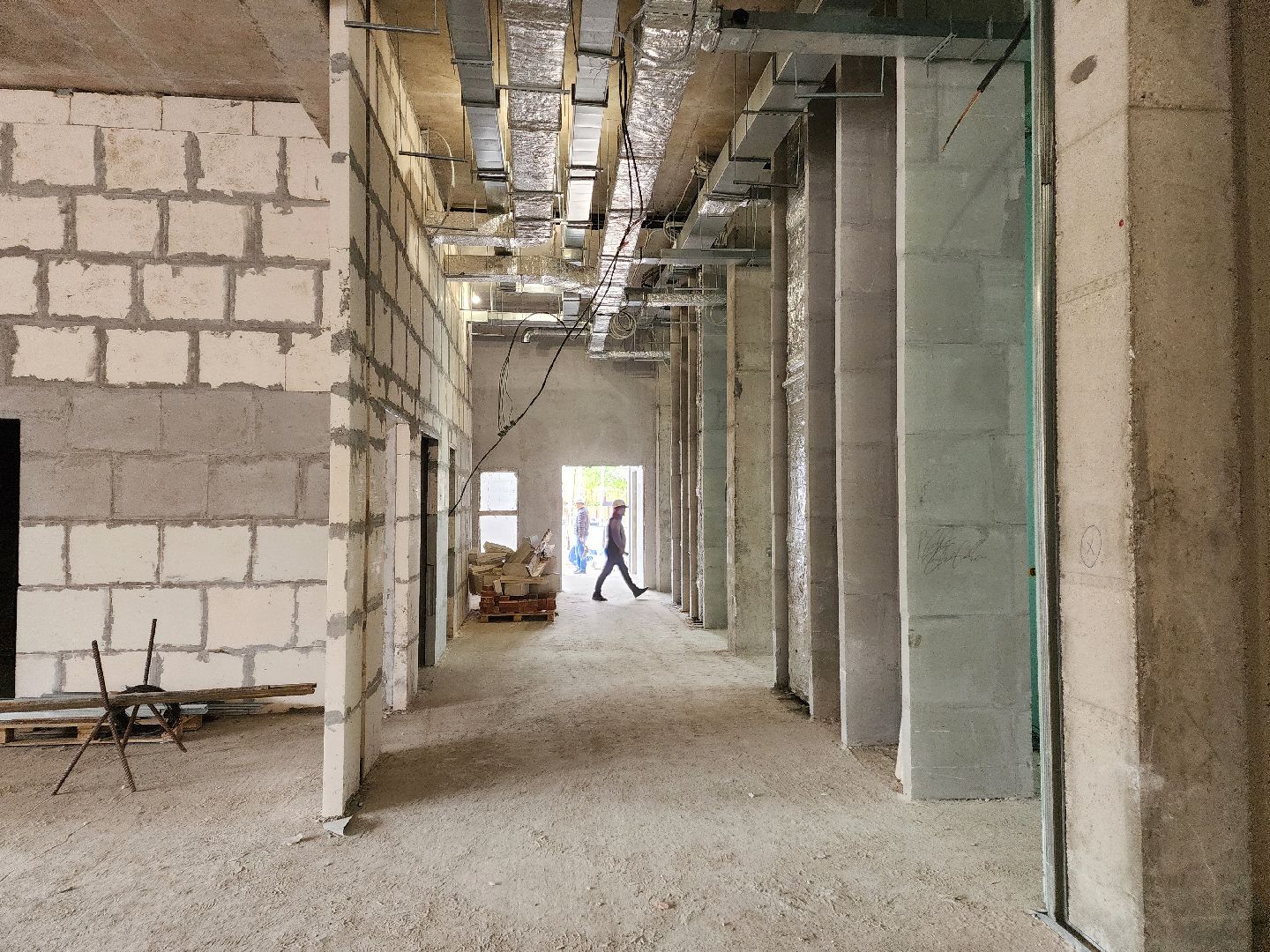 Чехов, улица Мира, детская поликлиника, строительство, инженерные сети, инженерные коммуникации, прокладка сетей, вентиляция, кондиционирование, отопление, водоснабжение, слаботочные сети, слаботочные системы, губернатор московской области, госпрограмма московской области,