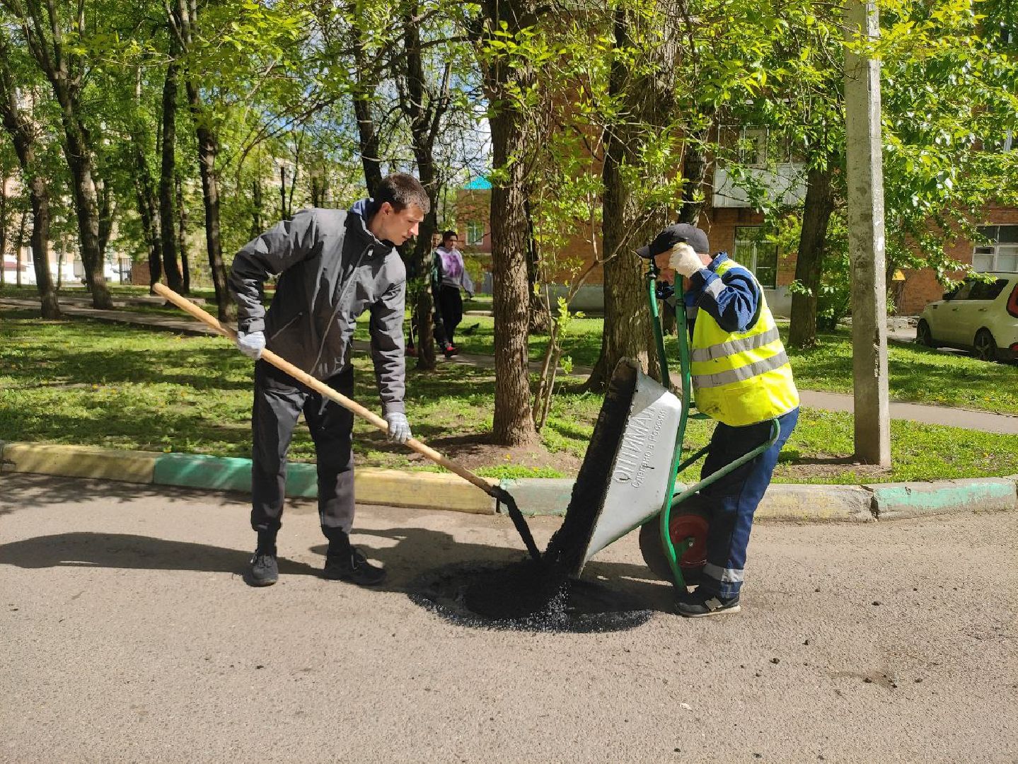лыткарино, ямочный ремонт, ЖКХ, асфальт, СКПДИ,